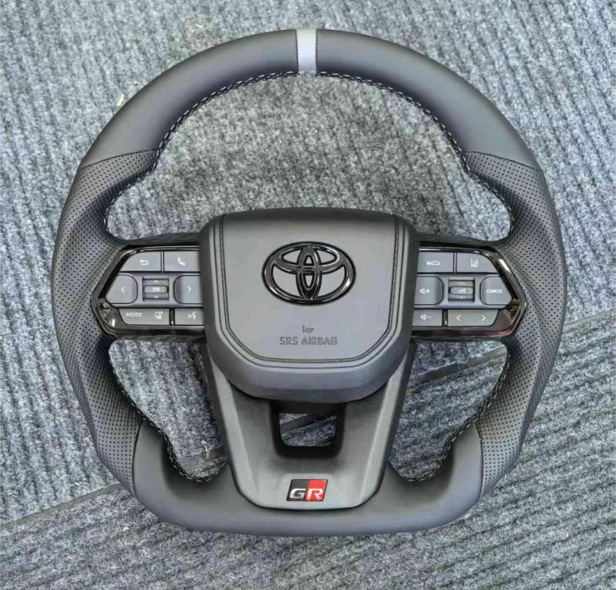 All leather 70 series/N80 steering wheel with or without stripe