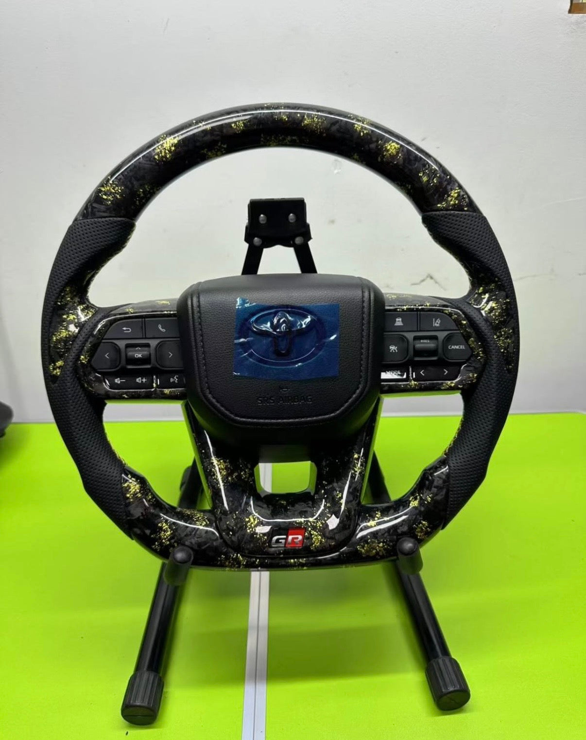 Forged carbon 70 series/ N80 steering wheel pink, grey, gold