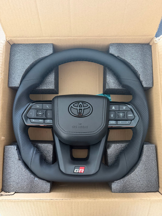 GR style 70 Series/N80 Steering Wheel (all black leather )