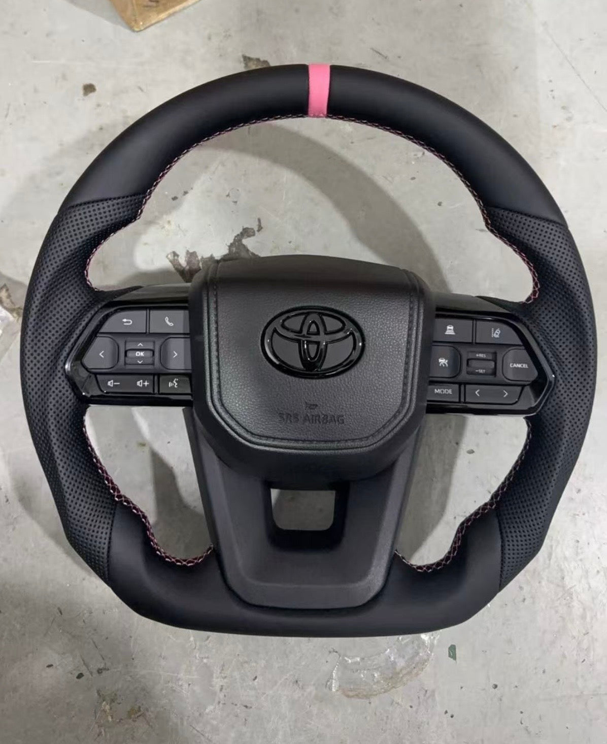 All leather 70 series/N80 steering wheel with or without stripe