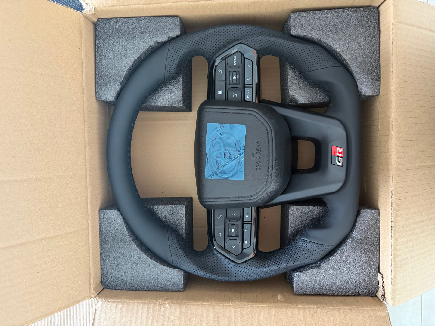 GR style 70 Series/N80 Steering Wheel (all black leather )